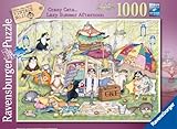 Ravensburger Crazy Cats Lazy Summer Afternoon, 1000-teiliges Puzzle für Erwachsene und Kinder ab 12 Jahren