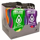Bolero Drinks 79er Mix Box | 75x9g, 3x8g, 1x7g je Box | Getränkepulver | Kalorienarm mit Stevia gesüßt | Zucker- & Glutenfrei | Vegan