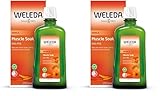 WELEDA Bio Sport & Muskel Bad vegan - Naturkosmetik Badezusatz mit ätherischen Ölen entspannt & regeneriert beanspruchte Muskeln nach dem Sport - Bad Essenz mit Rosmarin & Lavendel Duft (1x 200ml)