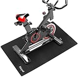 Kuyal Bodenschutzmatte Für Sportgeräte Fitnessgeräte, 76,2 x 152,4 cm laufband Matte, Ellipsentrainer Matte, Fahrradmatte, Hohe Dichte PVC, (6mm Dicke) – Sportgeräte Matten (76,2 x 152,4 cm)