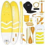 Stand Up Paddling Board Hochwertigem Zubehör - HUIIKE | Sup Board, Stand Up Paddle Board mit Dual-Use-Paddel und Kajaksitz | Stand-Up Paddling mit Großer Stabilität | Paddel Für Stand-Up Paddling