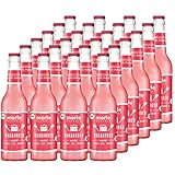 Elbler Morleschorle, Rhabarberschorle, 24 x 0.33 l, inkl. 1,92€ Pfand, Bio-Rhabarber-Schorle aus Bio-Obst, Direktsaft ohne Zuckerzusatz, mit Natürlichem Mineralwasser