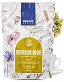 Griechischer Bergtee (200g) Monte Nativo | Kräutertee | Fein geschnitten, nachhaltig | Bergtee | Kräutertee lose - Sideritis Scardica | Stimulierender und gesunder Tee | Immunsystem stärken