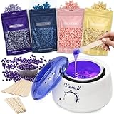 Waxing set Wachsmaschine Wachswärmer gerät, Wax Warmer mit Wachsperlen für Wachs Haarentfernung, Waxing Maschine Set, Wax Maschine für Wachs Haarentfernung Perlen