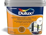 Dulux Fresh Up Farbe für Fensterrahmen, Holzverkleidungen, 750 ml, WEISS, satin | schnell trocknend, erhältlich in 2 weiteren Farben