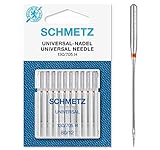 SCHMETZ Nähmaschinennadeln I 10 Universal-Nadeln I Nadeldicke 80/12 I 130/705 H I auf jeder gängigen Haushaltsnähmaschine einsetzbar