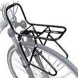 Fahrrad Gepäckträger vorne 15kg Kapazität Gepäckträger 2 Installationsmethoden mit Befestigungsvorrichtung für Scheibenbremse/V-Bremse Mountainbike