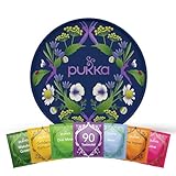 Pukka | Bio-Kräutertee Selection Box 'Wellness von früh bis spät' | Bio | umweltfreundliches Geschenk | 6 Tee-Varianten | 90 Teebeutel