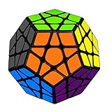 KidsPark Megaminx Zauberwürfel, Magic Puzzle Cube Speed Würfel Puzzlespielzeug für Kinder & Erwachsene, Schwarz