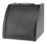 Classic Cantabile AP-30 Aktiv-Monitor - Drum Monitor mit 10'' Koaxial Speaker - Lautsprecher mit 30 Watt Leistung - 3-Band EQ, AUX-In - Ideal für E-Drum und Keyboards