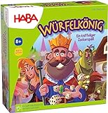 HABA 303485 - Würfelkönig, kniffeliges Zockerspiel für 2-5 Spieler ab 8 Jahren, spannendes Gesellschaftsspiel für die ganze Familie