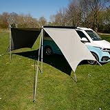 your GEAR Tropea TC Bus Vorzelt UV 50+ Tarp aus Baumwolle Sonnensegel mit Seitenwänden Vordach für Bulli Van Wohnmobil