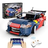 CaDA Ferngesteuertes Klemmbausteine Dual Control 329Pcs Citroën C4WRC RC Auto Bausteine Set - STEM Spielzeug Ab 3 Jahre