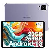 DOOGEE T20 Mini Pro Android-Tablet, 20 GB RAM + 256 GB ROM/TF 1 TB, 2,3 K Tablet 8,4 Zoll, Octa Core, 5060 mAh Akku, 13 MP Kamera, Tablet 4G LTE/5G WiFi/BT5.0/GPS/TÜV/Widevine L1, Violett