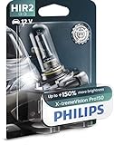 Philips X-tremeVision Pro150 HIR2 Scheinwerferlampe +150%, Einzelblister, 561828, Single blister, Halogen Gelb