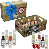 Obstgarten mit Obstlikör · Geschenkidee für Männer und Frauen mit Alkohol · 8 x Obst-Likör · Hochwertige Geschenkbox (Obstgarten 70)