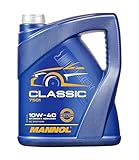 MANNOL Classic 10W-40 API SN/SM/CF Motorenöl, 5 Liter