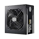 Cooler Master MWE 750 Gold V2, Modulares PC-Netzteil (EU-Stecker), 80 Plus Gold, 750 Watt Netzeil mit Flachkabel, 120mm HDB-Lüfter, Temperaturschwelle 50˚C