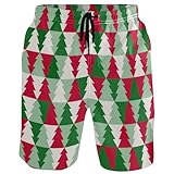 visesunny Herren Strand-Shorts, schnelltrocknend, Bademode, Sport, Laufen, Schwimmbrett, Badeanzug, Netzfutter, Mehrfarbig/Meereswellen (Ocean Tides), S