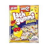 nimm2 Lachgummi Minis – 1 x 210g (20 Mini Packs) – Fruchtgummi mit Fruchtsaft und Vitaminen