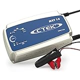CTEK MXT 14 Professionelles Batterieladegerät 24V und Stromversorgung, Ladegerät für Nutzfahrzeuge, Busse, Werkstätten und LKWs, Rekonditionierung und AGM-Modus mit integriertem Temperatursensor