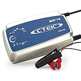 CTEK MXT 14 Professionelles Batterieladegerät 24V und Stromversorgung, Ladegerät für Nutzfahrzeuge, Busse, Werkstätten und LKWs, Rekonditionierung und AGM-Modus mit integriertem Temperatursensor