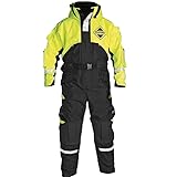 Fladen Flotation Suit 848 MX - Schwimmanzug Angelanzug (3XL, Gelb-Schwarz, Wassersportler, Outdoor-Enthusiasten, Erwachsene, Wassersport, Schwimmanzug)