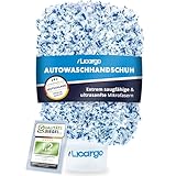 LICARGO® Autowaschhandschuh aus ultraweicher Mikrofaser - extrem saugstark - entfernt hartnäckigen Schmutz mühelos - Waschhandschuh Auto. Mikrofaser Handschuh, Wash Mitt, Auto Handschuh