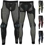 German Wear Protektorenhose Motorrad Motocross Skatebording Protektoren Armour M Schwarz