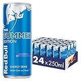 Red Bull Energy Drink Summer Edition 2023 Juneberry - 24er Palette Dosen Getränke, EINWEG (24 x 250 ml)