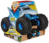 Monster Jam Megalodon Storm, RC Truck, Amphibienfahrzeug in Hai-Optik für Land und Wasser, Maßstab 1:15 - kinderleichte Bedienung, für Monster Jam Fans ab 4 Jahren