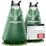 Veddelholzer 2 x 75 l Baumbewässerungssack mit Reißverschluss kombinierbar. Diebstahlschutz und Schutzetikett. Robust und Wetterbeständig für kleine und große Bäume, Jungbäume und Sträucher.