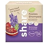 share Festes Shampoo Blutorange & Lavendel, vegan, ohne Palmöl & Mikroplastik 60g