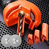 StyBtt 1 Stück Bohrerschleifgerät, Bohrer Schleifgerät, Multipurpose Drill Bit Grinding Sharpener, Spiralbohrer Schärfgerät, Bohrerschleifgerät Schärfgerät, Mit 2 schleifscheiben