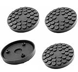 Stranieri Set 4 Stück Puffer Durchmesser 147 mm aus echtem Gummi mit 3 Sprossen für Hebebühnen 2 Säulen kompatibel Ravaglioli