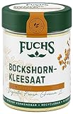 Fuchs Gewürze - Bockshornkleesaat gemahlen - für Currygerichte, Linsengerichte oder Chutneys - natürliche Zutaten - 65 g in wiederverwendbarer, recyclebarer Dose
