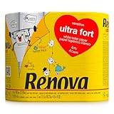 Renova ULTRA FORT Toilet Paper 4 Rolls, White, Regular