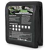 HAUSPROFI Premium Unkrautvlies 120g/m² - Hochdichte Unkrautfolie Wasserdurchlässig & Reißfest - UV-Stabil Gartenvlies aus Recycelbar PP - Umweltfreundlich & Knitterfrei, 5m x 1m