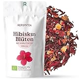 BIO Hibiskustee Lose 200g (+100 Tassen) | Hibiskusblüten getroknet und geschnitten für Tee, Eistee, Karkade REPLANTEA