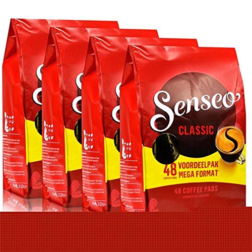 SENSEO Pads Classic Senseopads UTZ zertifiziert neues Design, 4er Pack, 4 x 48