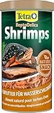 Tetra ReptoDelica Shrimps Schildkröten-Futter - Naturfutter aus ganzen Shrimps, 1 L Dose