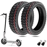 8,5 Zoll Offroad Reifen schlauchloser für Xiaomi M365/Pro/Pro2/1S/Mi3/Essential/Scooter 3, 50/75-6.1 (8 1/2 * 2) Reifen Explosionsgeschützter Ersatzräder mit Ventil für Elektroroller (2 PCS)