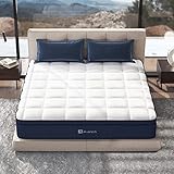 Avenco Matratze 140x200, Taschenfederkernmatratze, gewaschene Latex und hochelastische Schaumstoffmatratze, bilaterale Verstärkung, CertiPUR-US Zertifikat