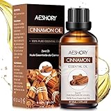 AESHORY Ätherische Öle Zimt 50ml, 100% Reine Natürliche Ätherisches Zimtöl in Therapeutischer Qualität, Aromatherapie Duftöle für Diffuser, Luftbefeuchter, Hautpflege, Haarpflege, Massage, Bad