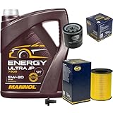Inspektionspaket Wartungspaket Filterset mit 5 L Motoröl Energy Ultra JP 5W-20, Ölfilter, Luftfilter, Verschlussschraube