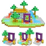 Kid Odyssey Magnetische Bausteine 70 Stück, Build Mine Magnete Welt World Set, Waldmagnetwelt Magnetisches Spielzeug für Kinder, Magnetbausteine ab 3 Jahre, Geschenk für Kinder