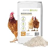 Reine amorphe Kieselgur 10kg Diatomeenerde für Hühner Kieselerde als Pulver das Produkt für Hühnerstall & Garten gut für Hühner, Wachteln & anderes Geflügel