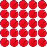 meekoo 80 Stück Rot Schwamm Clown Nase Cosplay Nase für Halloween, Weihnachten, Komisch Kostüm Party - Unisex-Kinder und Erwachsene