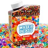 Eurtes Wasserperlen, 50.000 Bunte Perlen, Wasserperlen für Pflanzen Ungiftig, Wiederverwendbare Water Beads für Pflanzen Wasserkugeln für Vase Füllstoff und Deko