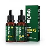 2Pack-Vitamin D3 K2 hochdosiert Tropfen - 1000 I.E.